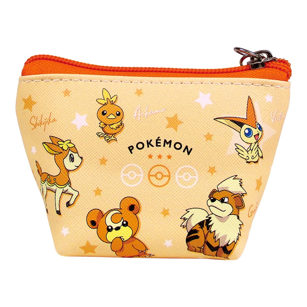 Tee&S Factory Pokemon Triangular Mini Pouch Colors Orange H6.8 X W11.5 X D5Cm Pm-5533882Or- Japan Figure Store - #1 Bring To You The Best Japanese Goods