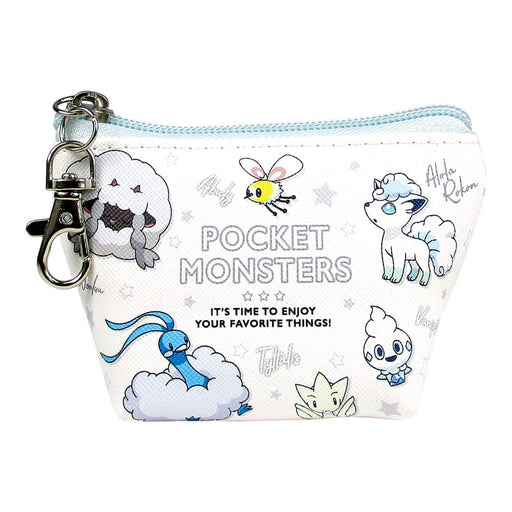 TS Factory Pokemon Triangular Mini Pouch Colors White H6.8 X W11.5 X D5Cm Pm-5533883Wh- Japan Figure Store - #1 Bring To You The Best Japanese Goods
