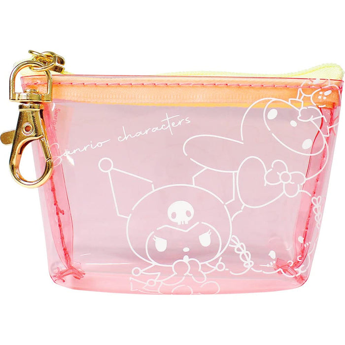 T&S Factory Sanrio Chocotto Triangle Clear Pouch Pink Japan H6Xw9.5Xd3Cm Sr-5544103Pk- Japan Figure Store - #1 Bring To You The Best Japanese Goods