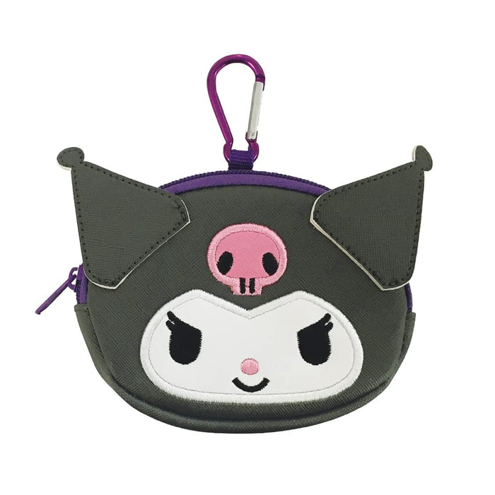 TS Factory Sanrio Do-Up Pouch With Card Holder Kuromi H10.7 X W13.3 X D3.7Cm Sr-5533839Ku- Japan Figure Store - #1 Bring To You The Best Japanese Goods