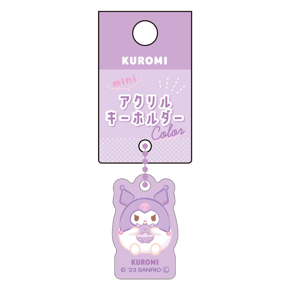 T&S Factory Sanrio Kuromi Mini Acrylic Keychain Japan Funyumaru H3.4Xw2.1Xd0.3Cm Sr-5541647Ku- Japan Figure Store - #1 Bring To You The Best Japanese Goods