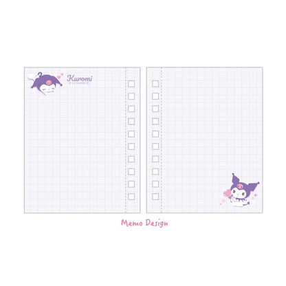 T&S Factory Sanrio Photo Pocket Ring Memo Heart Ribbon Kuromi Japan H10.3Xw8.2Xd1.5Cm Sr-5543283Ku- Japan Figure Store - #1 Bring To You The Best Japanese Goods