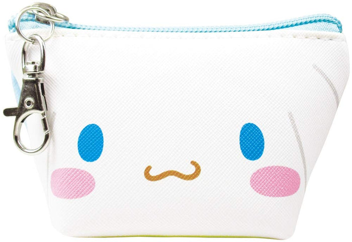 T'S FACTORY Sanrio Triangle Mini Pouch Cinnamoroll Face- Japan Figure Store - #1 Bring To You The Best Japanese Goods