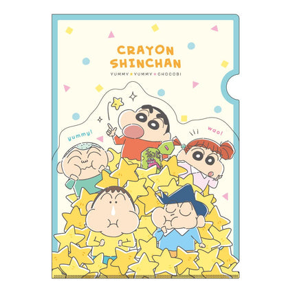 T's Factory Crayon Shin-Chan Die-Cut Pocket File KS-5543248- Japan Figure Store - #1 Bring To You The Best Japanese Goods