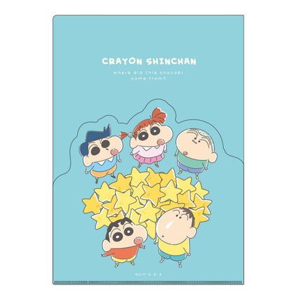 T's Factory Crayon Shin-Chan Die-Cut Pocket File KS-5543248- Japan Figure Store - #1 Bring To You The Best Japanese Goods