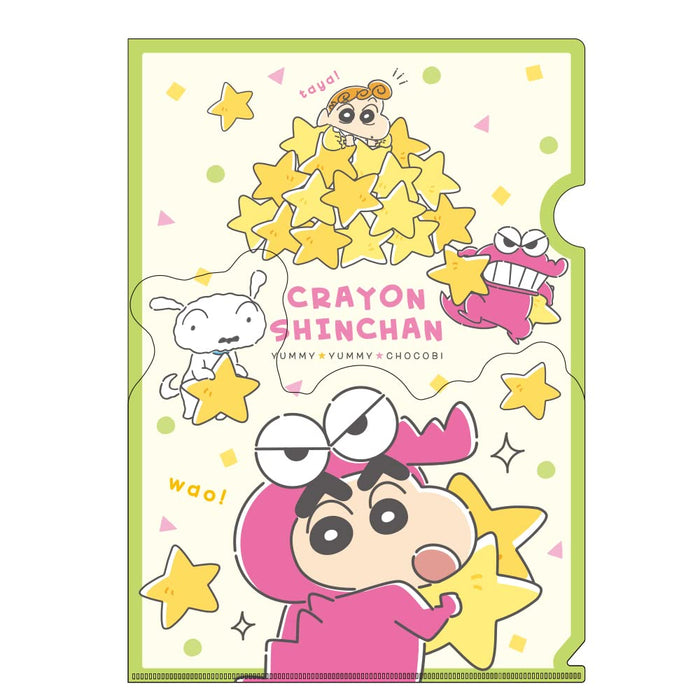 T's Factory Crayon Shin-Chan Die-Cut Pocket File KS-5543249Iw H31xW22cm- Japan Figure Store - #1 Bring To You The Best Japanese Goods