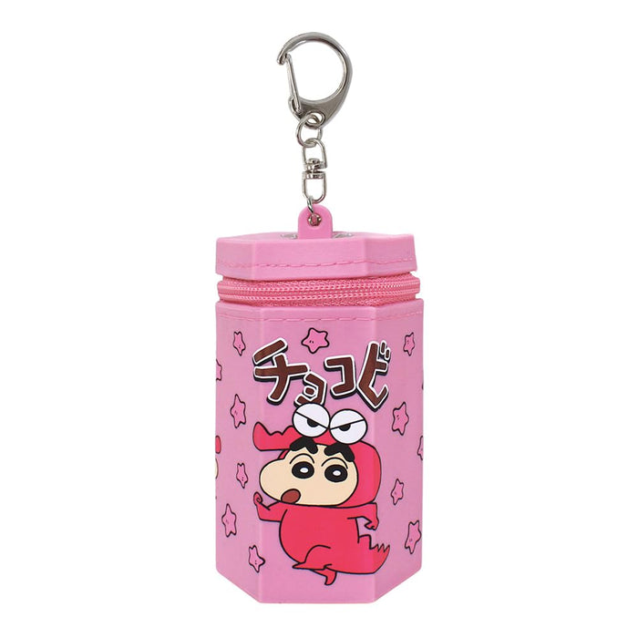 Tees Factory Shin-Chan Silicone Mini Pouch Chocobi/Pink KS-5544150CP- Japan Figure Store - #1 Bring To You The Best Japanese Goods