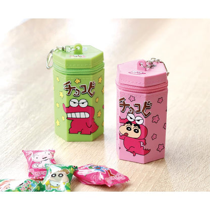 Tees Factory Shin-Chan Silicone Mini Pouch Chocobi/Pink KS-5544150CP- Japan Figure Store - #1 Bring To You The Best Japanese Goods