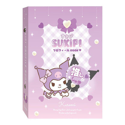 Tees Factory Sanrio Sukipi Profile Book Kuromi SR-5543376Ku- Japan Figure Store - #1 Bring To You The Best Japanese Goods