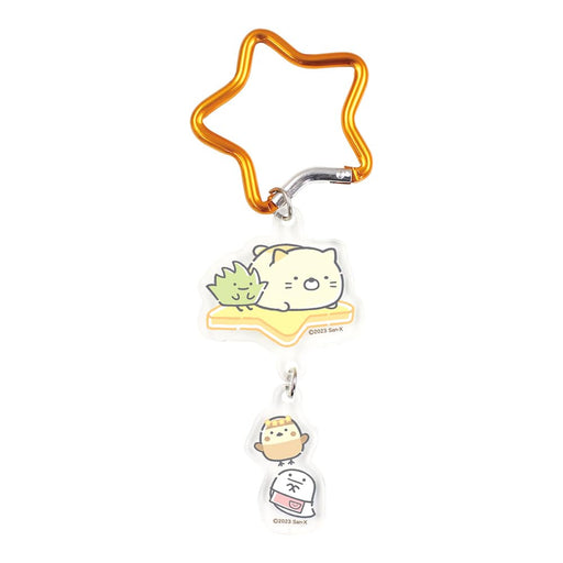 T's Factory Sumikko Gurashi Acrylic Keychain Cat H14xW4.8xD0.4cm SG-5541845NE- Japan Figure Store - #1 Bring To You The Best Japanese Goods