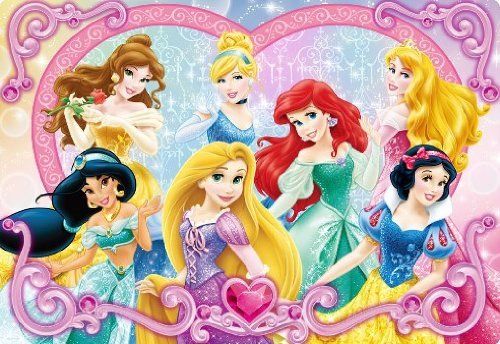 Tenyo 40 Pieces Children's Puzzle Disney Princess' S Eggplant Child Puzzle - Japan Figure