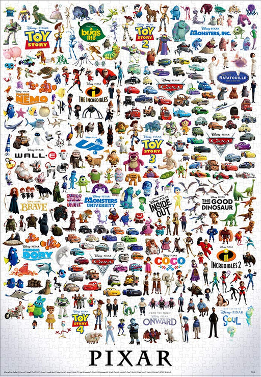 Tenyo 1000pc Pixar Jigsaw Puzzle 51x73.5cm- Japan Figure Store - #1 Bring To You The Best Japanese Goods