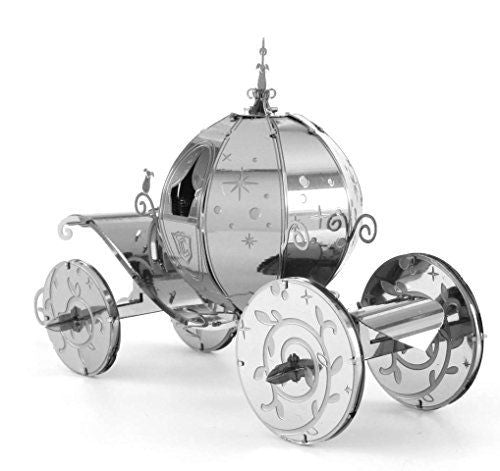 Tenyo Metallic Nano Puzzle Disney Cinderella Pumpkin Carriage Model Kit- Japan Figure Store - #1 Bring To You The Best Japanese Goods
