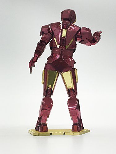 Tenyo Metallic Nano Puzzle Multi Color Marvel Iron Man Mark Iv Model Kit- Japan Figure Store - #1 Bring To You The Best Japanese Goods