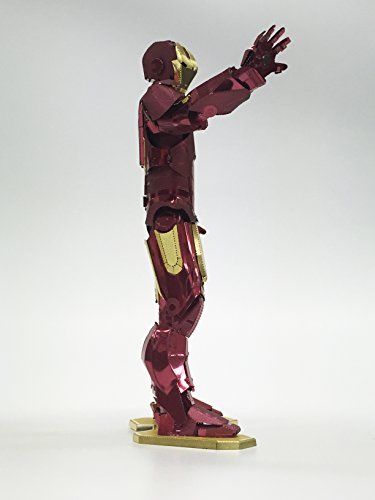 Tenyo Metallic Nano Puzzle Multi Color Marvel Iron Man Mark Iv Model Kit- Japan Figure Store - #1 Bring To You The Best Japanese Goods