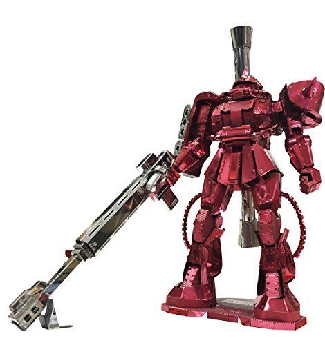 Tenyo Metallic Nano Puzzle Premium Series Ms-06s Zaku Ii Car's Custom Model Kit - Japan Figure