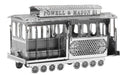 Tenyo Metallic Nano Puzzle San Francisco Cable Car Model Kit - Japan Figure