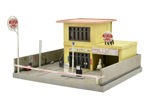 Tomytec Japan Building Collection Kenkore 183 Closed Gas Station Diorama Supplies- Japan Figure Store - #1 Bring To You The Best Japanese Goods