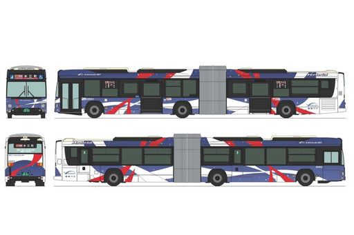 Tomytec Bus Collection Kawasaki Tsurumi Rinko Articulated Bus Diorama Supplies- Japan Figure Store - #1 Bring To You The Best Japanese Goods