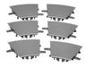 TOMYTEC C-001-2 Moving Bus System Curved Road Parts C66-30-Ro 6 Pcs. N Scale- Japan Figure Store - #1 Bring To You The Best Japanese Goods