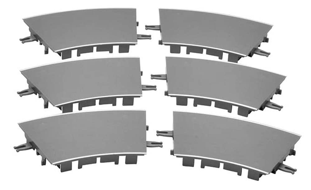 TOMYTEC C-002-2 Moving Bus System Curved Road Parts C103-30-Ro 6 Pcs. N Scale- Japan Figure Store - #1 Bring To You The Best Japanese Goods