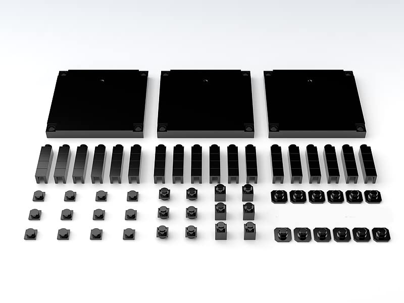 Good Smile Company Build-On Black Plastic Display Stand - Simple Set of 3- Japan Figure Store - #1 Bring To You The Best Japanese Goods