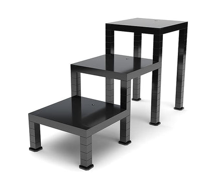 Good Smile Company Build-On Black Plastic Display Stand - Simple Set of 3- Japan Figure Store - #1 Bring To You The Best Japanese Goods