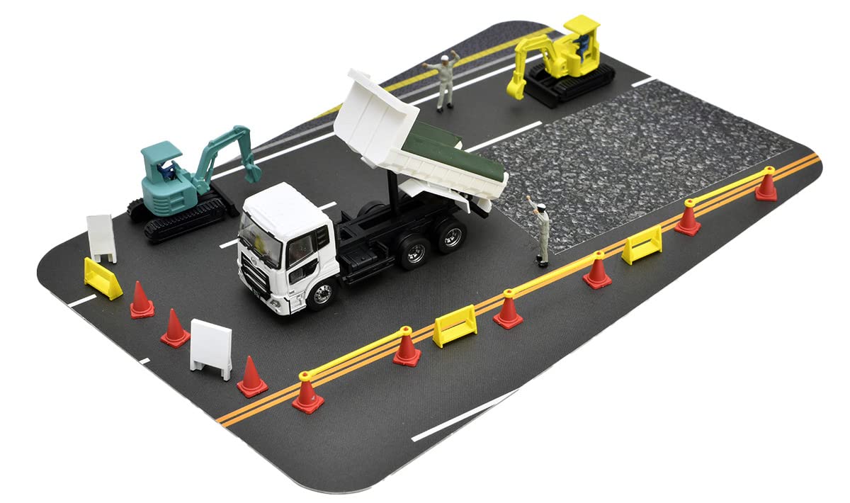 Tomytec Japan Truck Collection Diorama Set For Road Construction Site Dump- Japan Figure Store - #1 Bring To You The Best Japanese Goods
