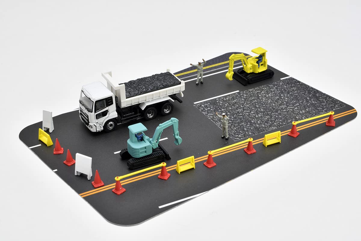 Tomytec Japan Truck Collection Diorama Set For Road Construction Site Dump- Japan Figure Store - #1 Bring To You The Best Japanese Goods