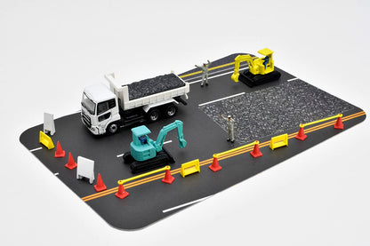Tomytec Japan Truck Collection Diorama Set For Road Construction Site Dump- Japan Figure Store - #1 Bring To You The Best Japanese Goods