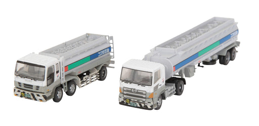 Tomytec Diorama Supplies: Cosmo Oil Tank Truck Set - Limited First Order Collection- Japan Figure Store - #1 Bring To You The Best Japanese Goods