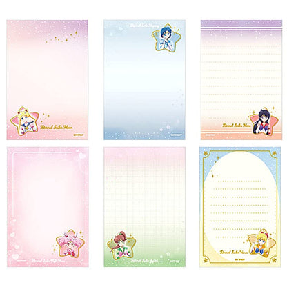 Ensky Japan Pretty Guardian Sailor Moon Cosmos Theatrical Version Pattern Memo (1) Sailor Soldiers- Japan Figure Store - #1 Bring To You The Best Japanese Goods