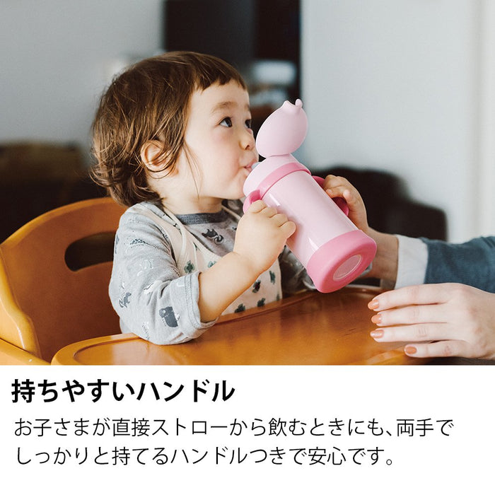 Thermos Baby Straw Mug Fhv-350 Pink Japan 9 Months+- Japan Figure Store - #1 Bring To You The Best Japanese Goods