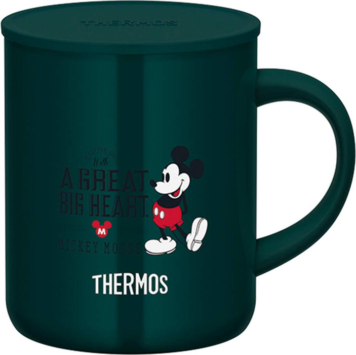Thermos Vacuum Insulated Mug (Mickey Dark Green) 350ml - Japanese Insulated Mug- Japan Figure Store - #1 Bring To You The Best Japanese Goods