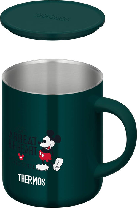 Thermos Vacuum Insulated Mug (Mickey Dark Green) 350ml - Japanese Insulated Mug- Japan Figure Store - #1 Bring To You The Best Japanese Goods