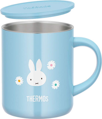 Thermos Vacuum Insulated Mug (Miffy Light Blue) 350ml - Japanese Insulated Cups- Japan Figure Store - #1 Bring To You The Best Japanese Goods