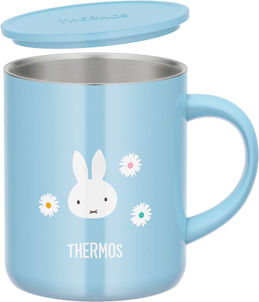 Thermos Vacuum Insulated Mug (Miffy Light Blue) 350ml - Japanese Insulated Cups- Japan Figure Store - #1 Bring To You The Best Japanese Goods
