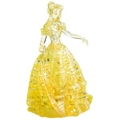 Hanayama Crystal Gallery 3D Puzzle Disney Beauty And The Beast Belle 41 Pieces Japanese 3D Puzzle Figure- Japan Figure Store - #1 Bring To You The Best Japanese Goods