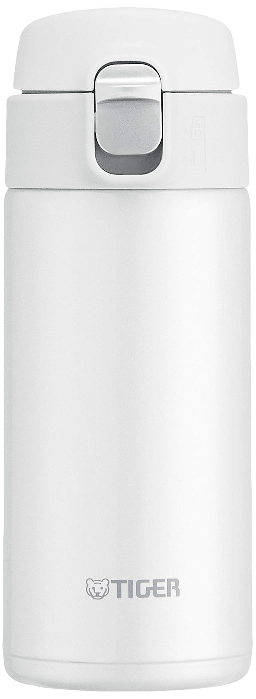 Tiger Mmj-A362-Wj Thermos White Stainless Mini Bottle 360ml Japanese Insulated Bottles- Japan Figure Store - #1 Bring To You The Best Japanese Goods