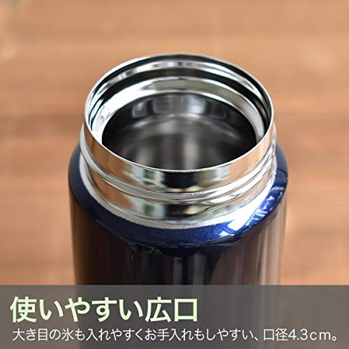 Tiger Mmj-A482-Wj Thermos White Stainless Mini Bottle 480ml Japanese Vacuum Water Bottles- Japan Figure Store - #1 Bring To You The Best Japanese Goods