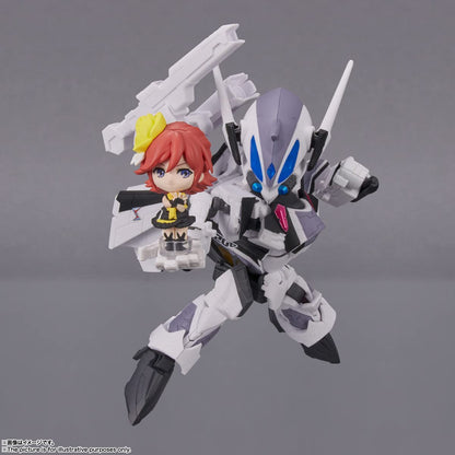 Tiny Session Macross Delta Vf-31F Siegfried (Messer Ierefelt Machine) With Kaname Buccaneer About 100Mm Pvc Abs Painted Movable Figure- Japan Figure Store - #1 Bring To You The Best Japanese Goods