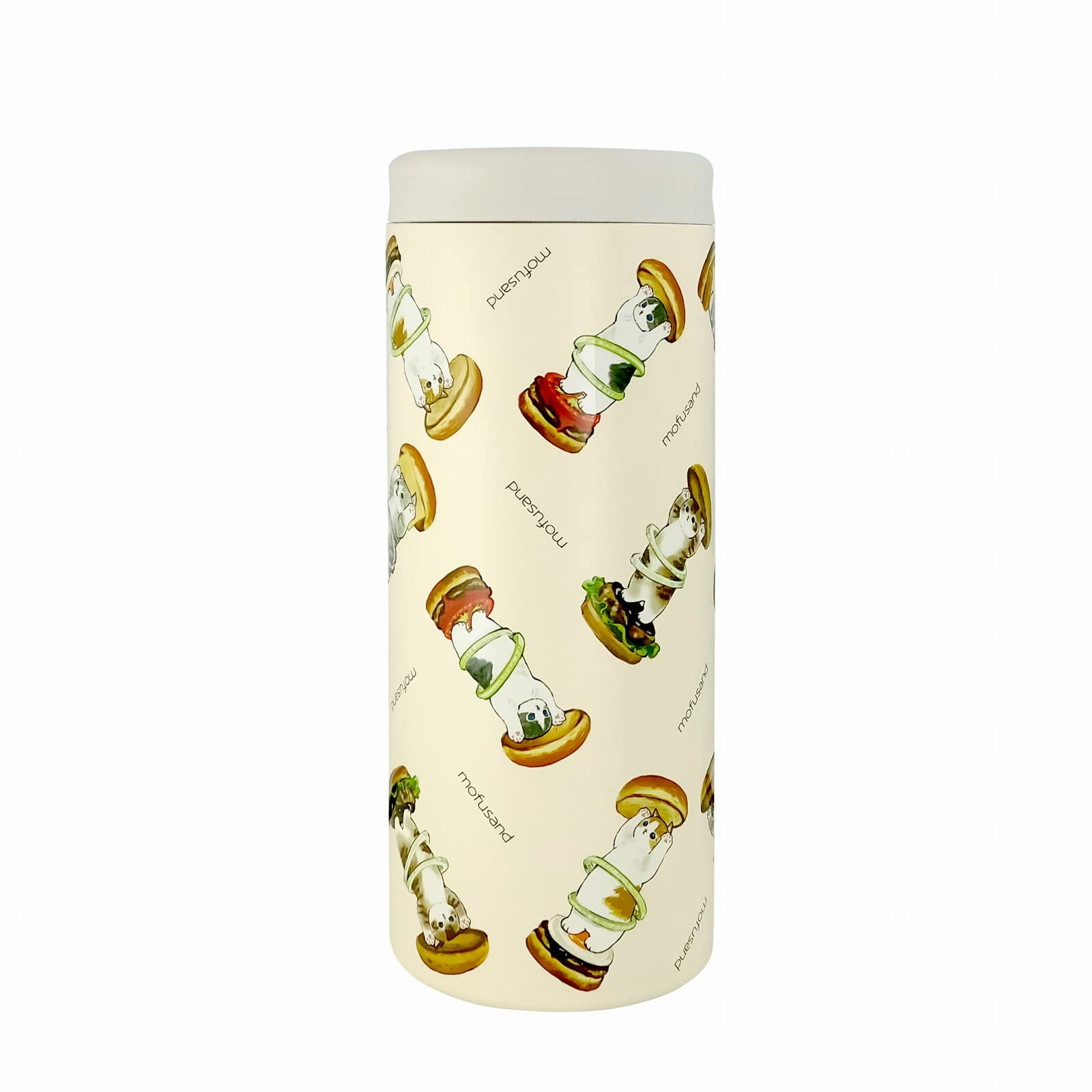 Toa Metal Kinzoku Mofusand Multi Stainless Bottle 580Ml Japan 53-2045 White- Japan Figure Store - #1 Bring To You The Best Japanese Goods