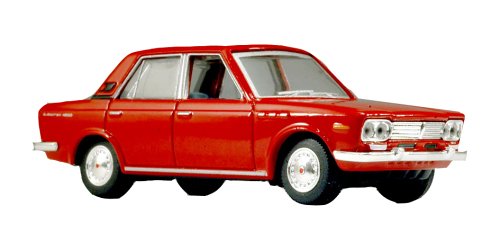 Tomytec Toho Famous Wheels Nissan Laurel 1st Work Edition in Red- Japan Figure Store - #1 Bring To You The Best Japanese Goods