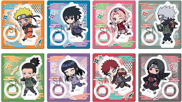MEGAHOUSE Naruto Shippuden Tokotoko Acrylic Stand Vol.1 8Pcs Box- Japan Figure Store - #1 Bring To You The Best Japanese Goods