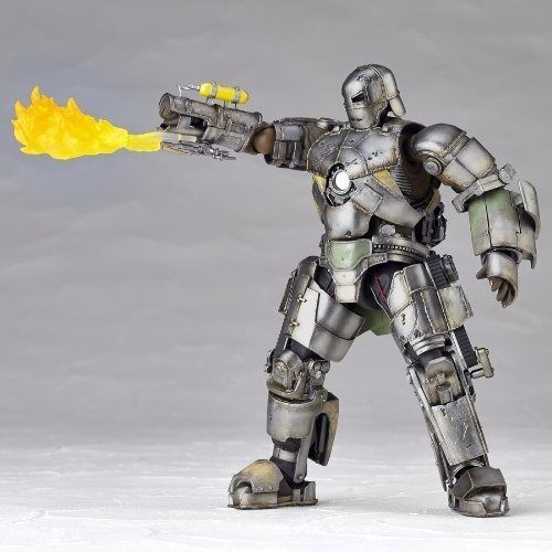 Tokusatsu Revoltech No.045 Iron Man Iron Man Mark I Figure Kaiyodo- Japan Figure Store - #1 Bring To You The Best Japanese Goods