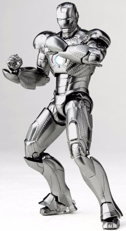 Tokusatsu Revoltech No.035 Iron Man Iron Man Mark Ii Figure Kaiyodo- Japan Figure Store - #1 Bring To You The Best Japanese Goods
