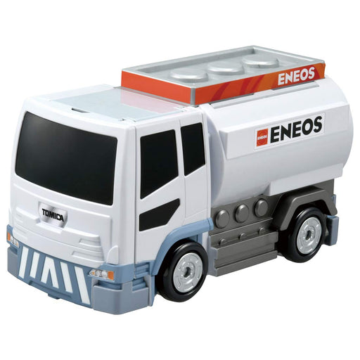 Takara Tomy Tomica World Gas Station Eneos Japanese Plastic Tank Lorry Models- Japan Figure Store - #1 Bring To You The Best Japanese Goods