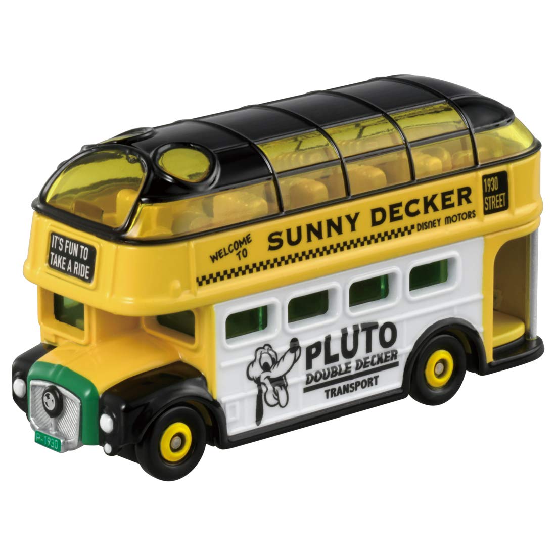Takara Tomy Tomica Disney Motors Sunny Decker Pluto Disney Character Model Toys- Japan Figure Store - #1 Bring To You The Best Japanese Goods
