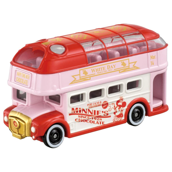 TAKARA TOMY Tomica Disney Motors Sunny Decker Minnie Mouse White Day Edition 2022- Japan Figure Store - #1 Bring To You The Best Japanese Goods