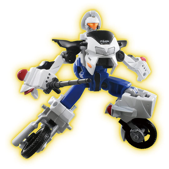 TAKARA TOMY Tomica Job Labor Jb06 Police Braver Honda Vfr White Motorcycle- Japan Figure Store - #1 Bring To You The Best Japanese Goods